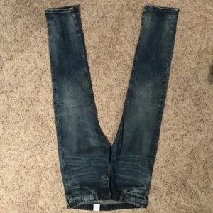 Washed H&M Denim Slim Fit